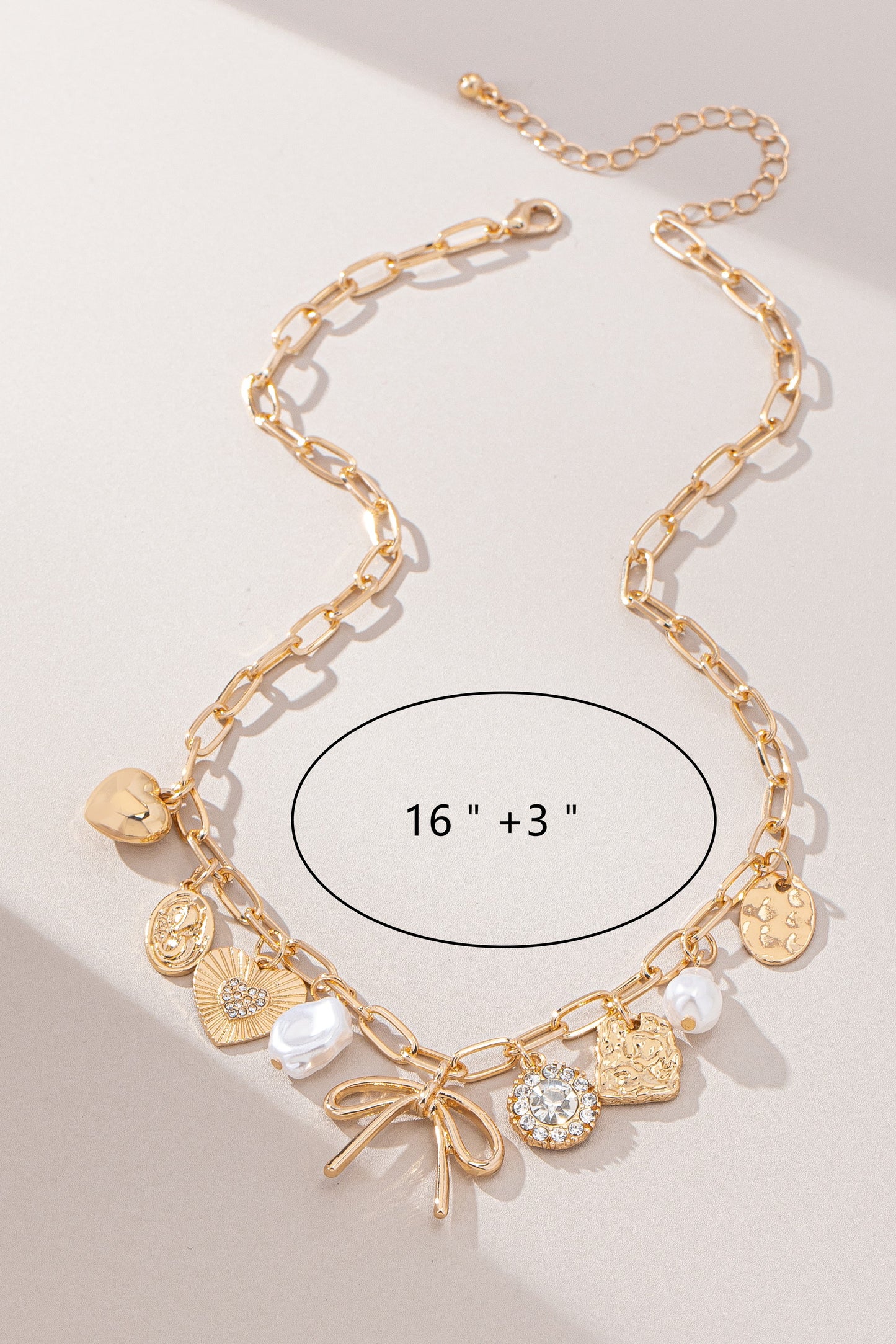 Gold Charm Necklace