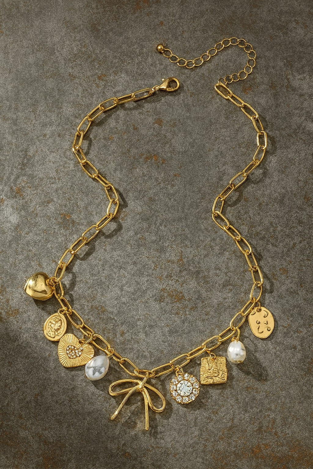 Gold Charm Necklace