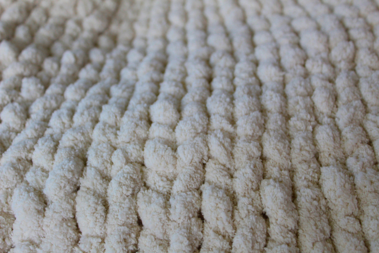 Solid Color Custom Hand Knit Blanket